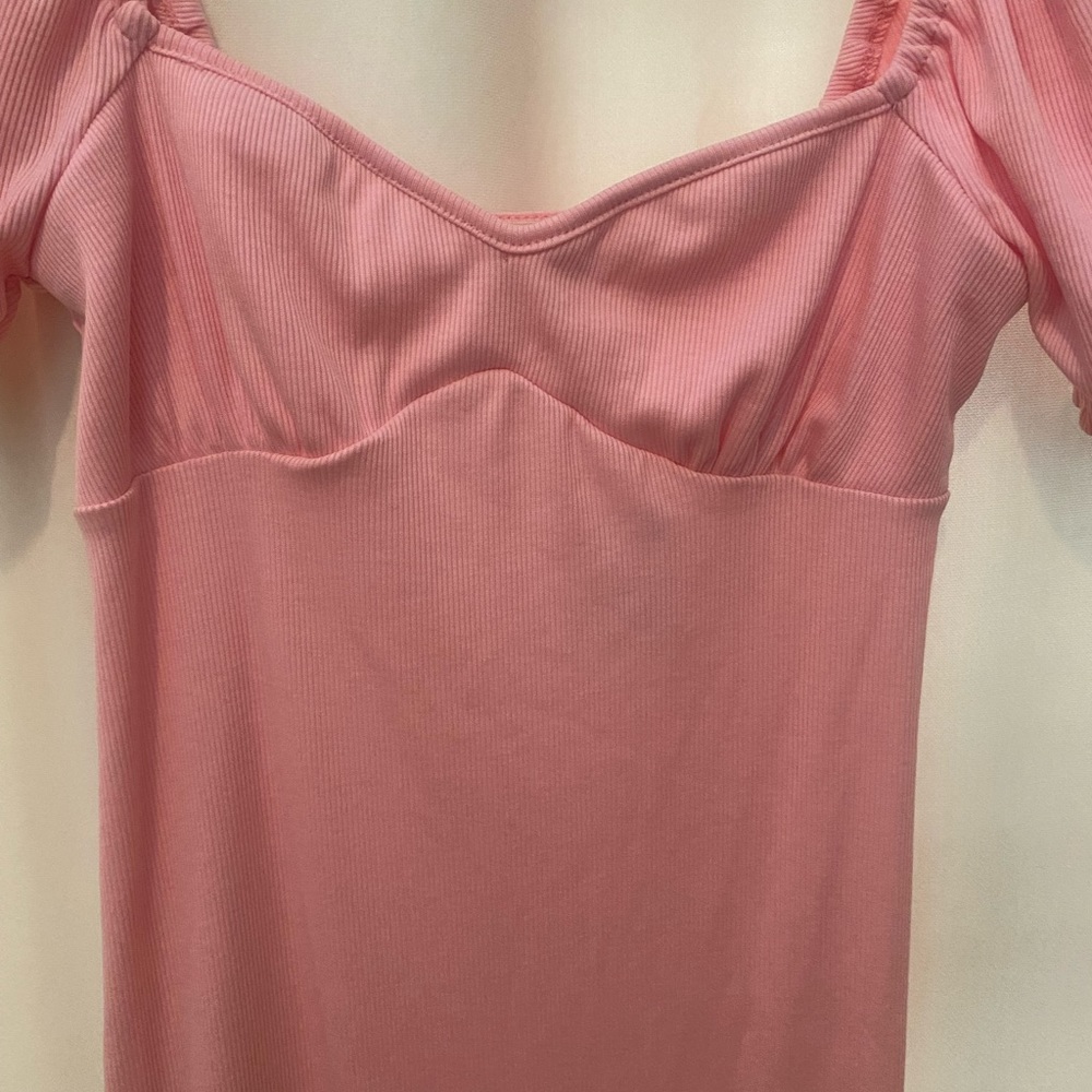 Free People Beach Bel Air Midi Dress Size XS in Pink NWT - Picture 5 of 7